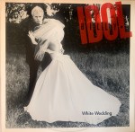 Photo image of front cover from the 12 inch EP White Wedding by Billy Idol